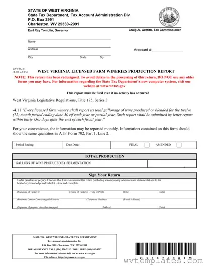 Free Wv Frm 01 Form